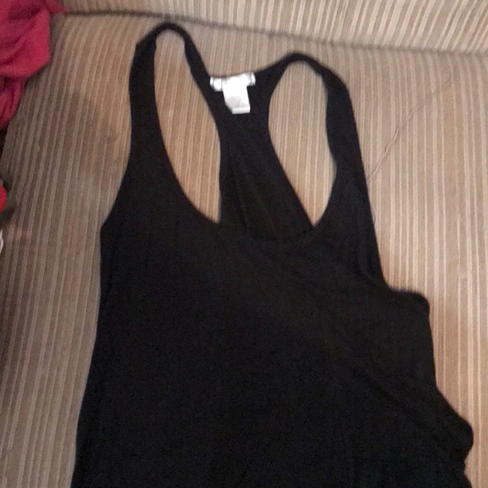 Black tunic top